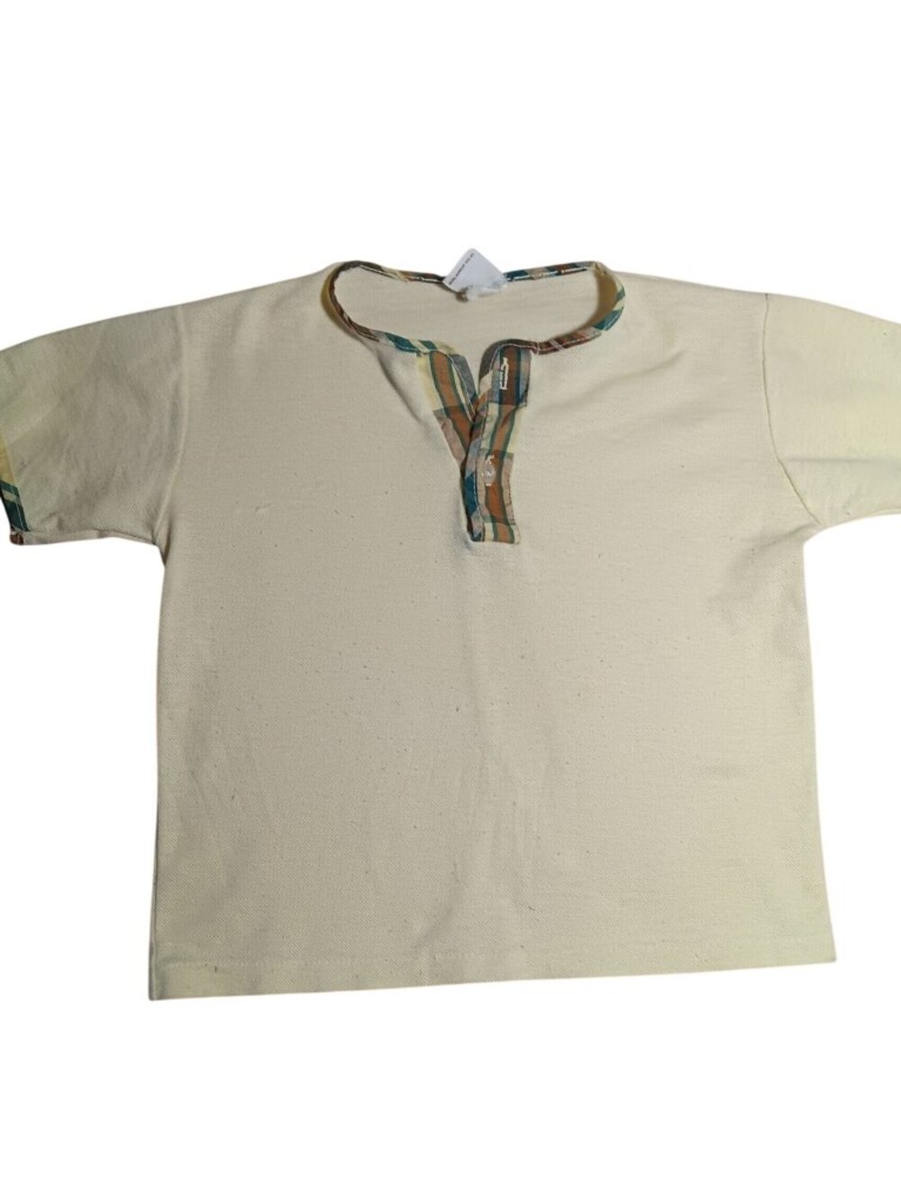 T-Shirt 4T Boys Vintage 1970's Shirt Sears Henley Thin Hippy Brady Bro